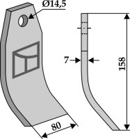 Messer Passend für Nobili 2555003