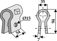 Halter Passend für Nobili BH4310