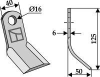 Y-Messer Passend für Bucher Procomas Rapid 155130170