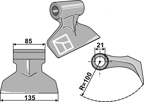 Hammerschlegel Passend für Berti 0794 MP