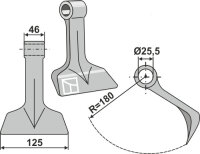Hammerschlegel Passend für Maschio Gaspardo...