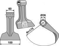 Hammerschlegel Passend für Quivogne CTX25120
