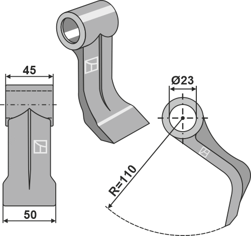 Hammerschlegel Passend für GreenTec 9040152