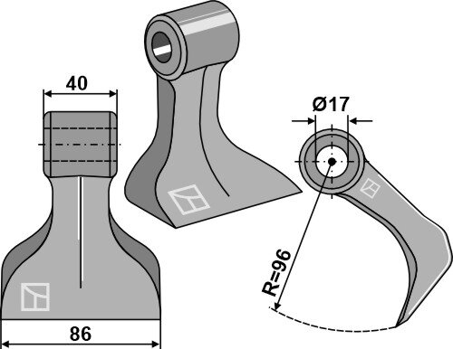 Hammerschlegel Passend für Berti MG 5674 120200006
