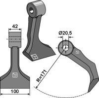 Hammerschlegel Passend für Berti 120200016