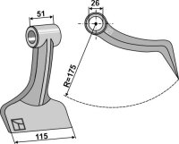Hammerschlegel Passend für Kuhn JX136378