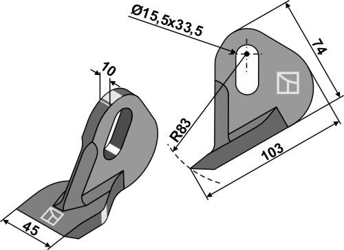 Hammerschlegel Passend für Kuhn A5406520
