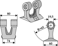 Hammerschlegel Passend für Bomford 03.958.01