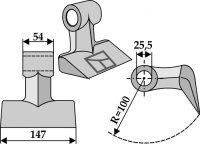 Hammerschlegel Passend für Nobili Falc 4946201 42.06.82
