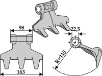 Hammerschlegel Passend für Tortella 2779700
