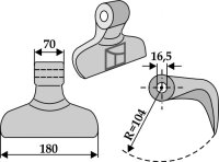 Hammerschlegel Passend für Ferri 901016