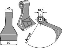 Hammerschlegel Passend für Lagarde BL001116