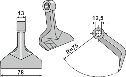 Hammerschlegel Passend für Hymach UTSCOT078S13D075MZ