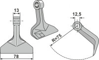 Hammerschlegel Passend für Hymach UTSCOT078S13D075MZ