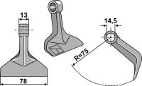 Hammerschlegel Passend für Maschio Gaspardo M48400405R