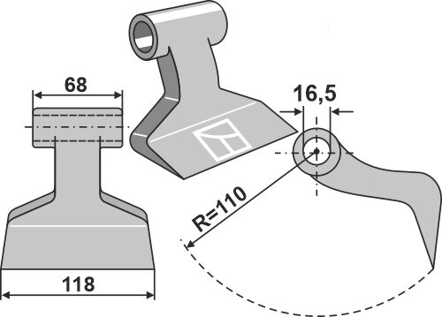 Hammerschlegel Passend für Ferri 901196