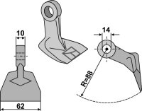 Hammerschlegel Passend für Mc Connel 4000243