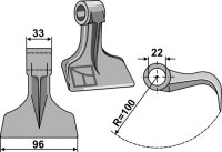 Hammerschlegel Passend für Nobili JX140453