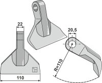 Hammerschlegel Passend für Perfect INO 13665 25304