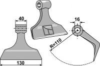 Hammerschlegel Passend für Maschio Gaspardo T24004025