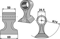 Hammerschlegel Passend für Mc Connel Bomford 7190464