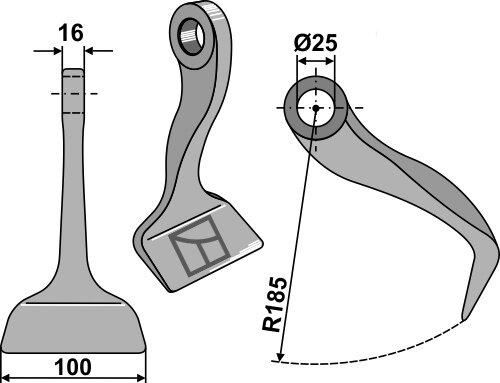 Hammerschlegel Passend für Desvoys 4118