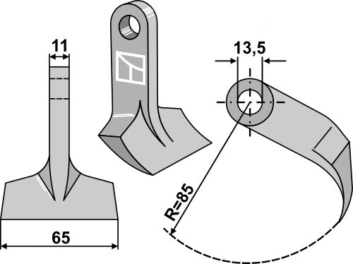 Hammerschlegel Passend für Peruzzo 5030030