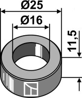 Buchse Ø25 Passend für Röll 650325 308854