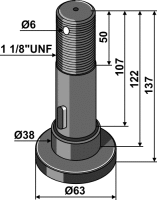 Bolzen Passend für Schulte 251-016