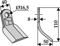 Y-Messer Passend für Sicma Miglianico 5115160