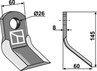 Y-Messer Passend für Sicma Miglianico 5816618