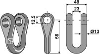 Schäkel Passend für Kuhn A5411236