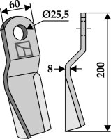 Mulchmesser Passend für Sovema 900 241 123