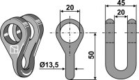 Schäkel Passend für Spearhead 7770722