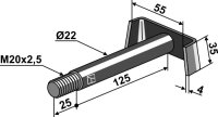 Bolzen Passend für Tortella 2499508