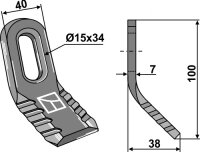 Y-Messer Universal Passend für S.M.A. Kuhn Noremat...