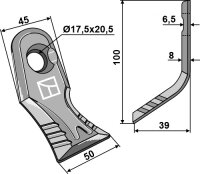 Y-Messer Schnell-Wechsel-System Passend für S.M.A....