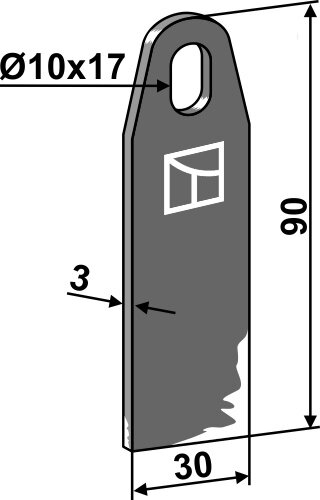 Vertikutiermesser