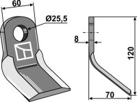 Y-Messer Passend für Vigolo 931040002