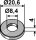 Unterlegscheibe Ø206x4xØ84 DIN7349 Passend für Bergmann N129.071 203090001