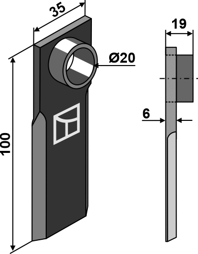 Strohmesser Passend für Willibald 300-30-108