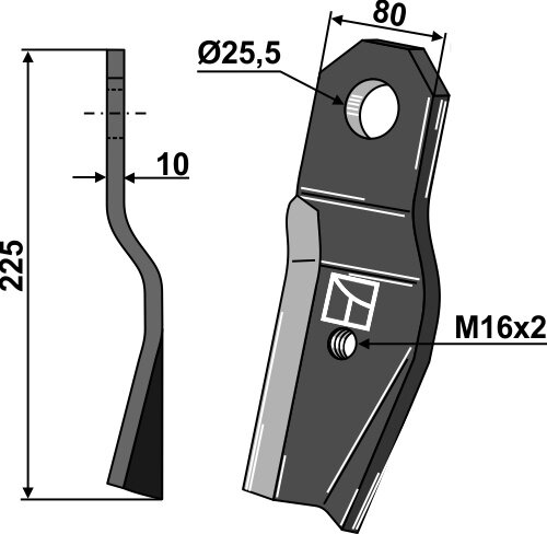 Mulchmesser Passend für Röll 690610
