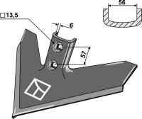 Gänsefußschar 355 x 6 Passend für...