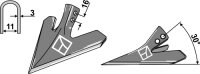 Hackschar 160mm Passend für Schmotzer Einböck...