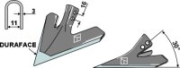 Hackschar 180mm DURAFACE