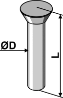 Senkniete Ø5x22