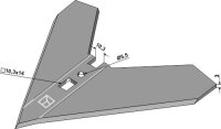 Hackschar 180mm Passend für Schmotzer 361674 HC288