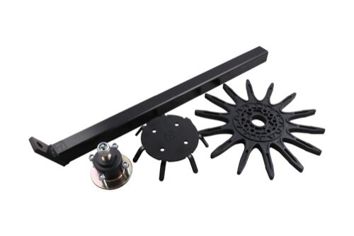 Fingerhackelement Ø310mm mit Stiel