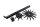 Fingerhackelement Ø310mm mit Stiel