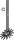 Fingerhackelement Ø310mm mit Stiel